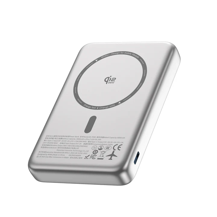 WiWU Wi-P090 Mag Pro Qi2 25W Magnetic Wireless Power Bank