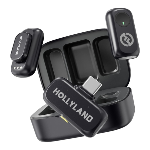 Hollyland Lark A1 Duo 2TX 1 USB C RX Charging Case