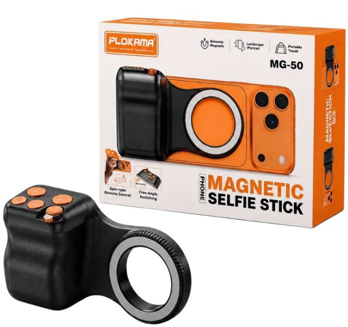 Plokama MG-50 Magnetic Flagship Selfie Stick Travel Photographer