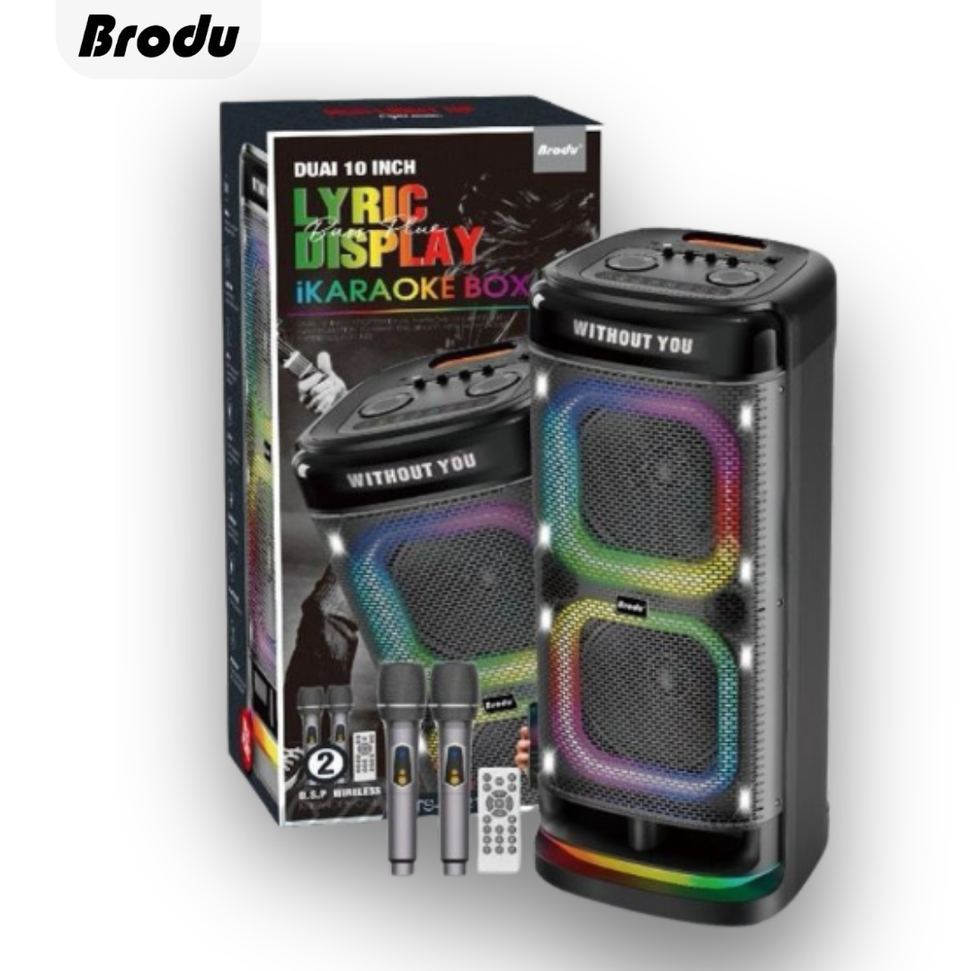 Brodu BTS- 2121 Bluetooth Karaoke Speaker