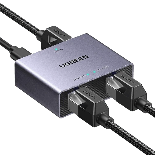 UGREEN 45311 Gigabit Ethernet Splitter 1 to 2
